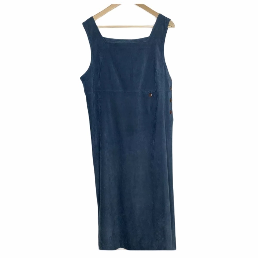 Teddi Womens Modest Dress Blue Soft Large Long